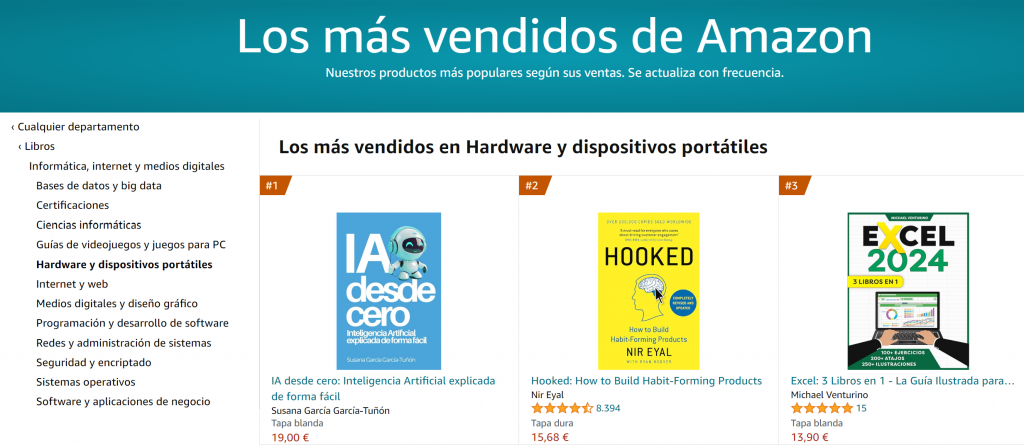 IA DESDE CERO - INTELIGENCIA ARTIFICIAL PARA PRINCIPIANTES EXPLICADA DE FORMA FÁCIL RANKING AMAZON OPINION RESEÑAS