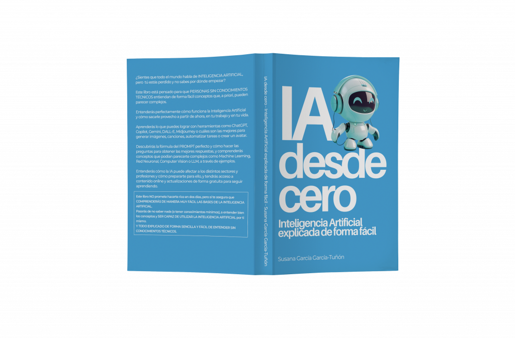 Libro IA desde cero - Inteligencia Artificial para principiantes - Susana Garcia